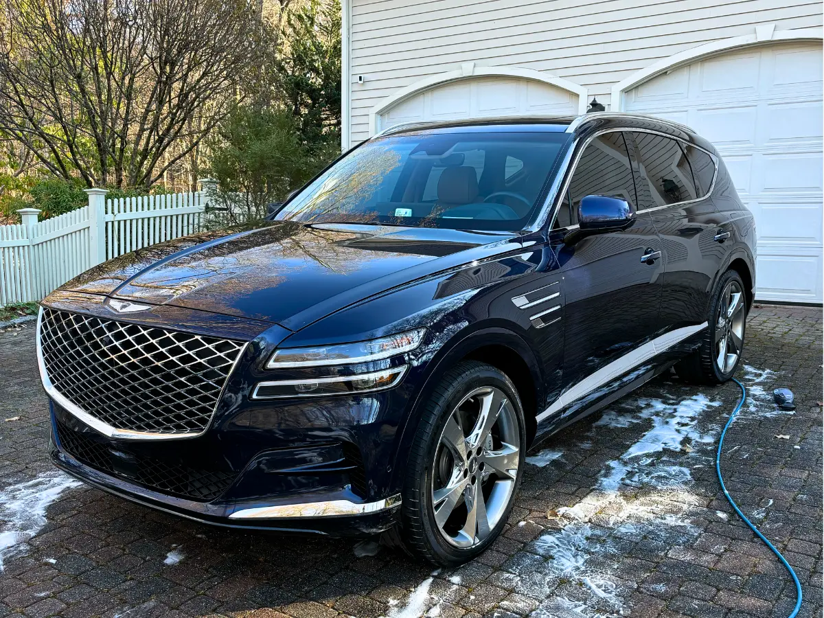 Dirty Buick exterior covered in dirt and grime before professional mobile auto detailing service in Beachwood